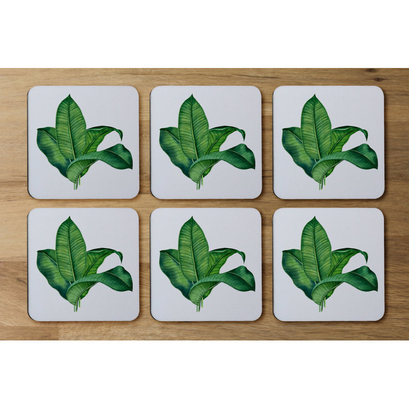 Square 6 Piece Coaster Set