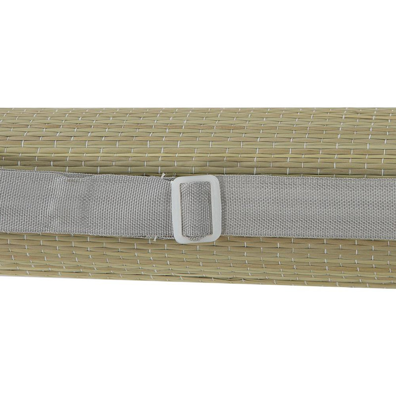 Nicola Spring - Straw Beach Mats - 60 x 178cm - Grey