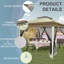 3.6m x 3.6m Steel Canopy-105258772