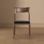 Chaise d'appoint de salle à manger rembourrée en cuir de frêne Moderno-132707876