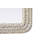 Dennard Arch Cornhusk Mirror in Linen White-108455473