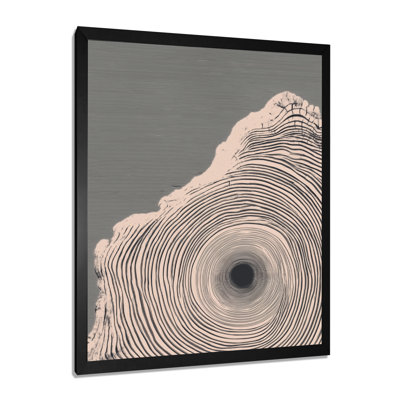Impression sur toile gris minimaliste