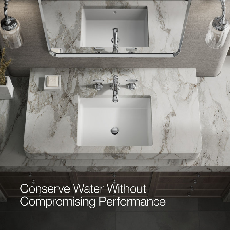 Artifacts Widespread Bathroom Sink Faucet Handles, Polished Chrome