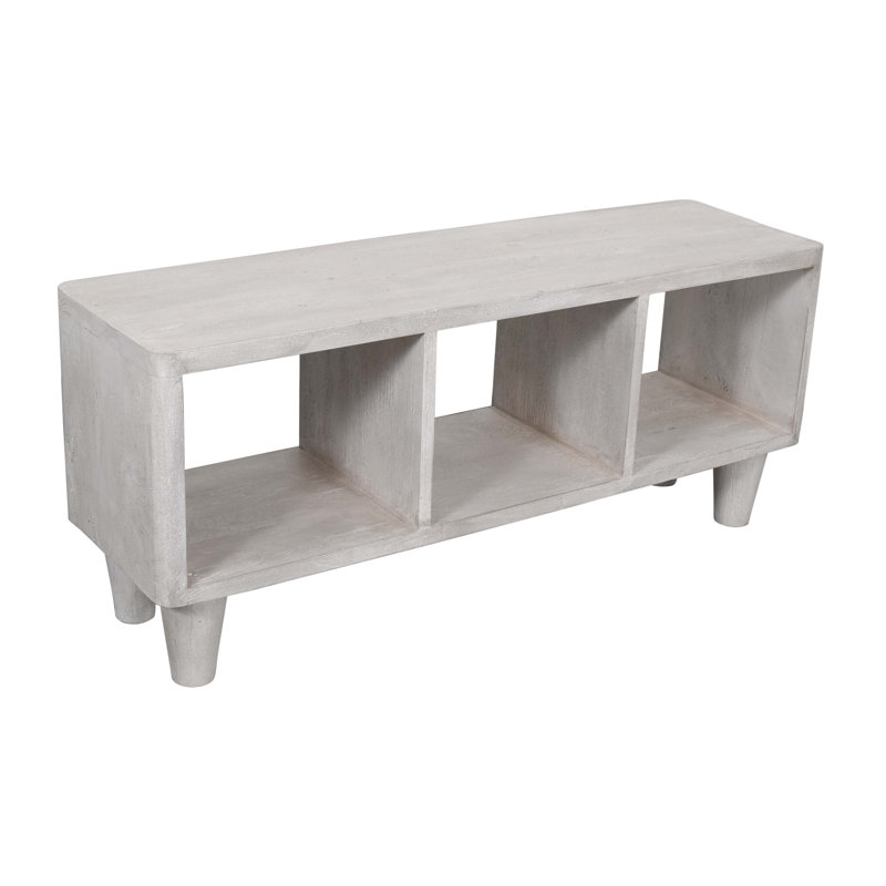 Console en bois massif Chertsey, Sea Drift Grey