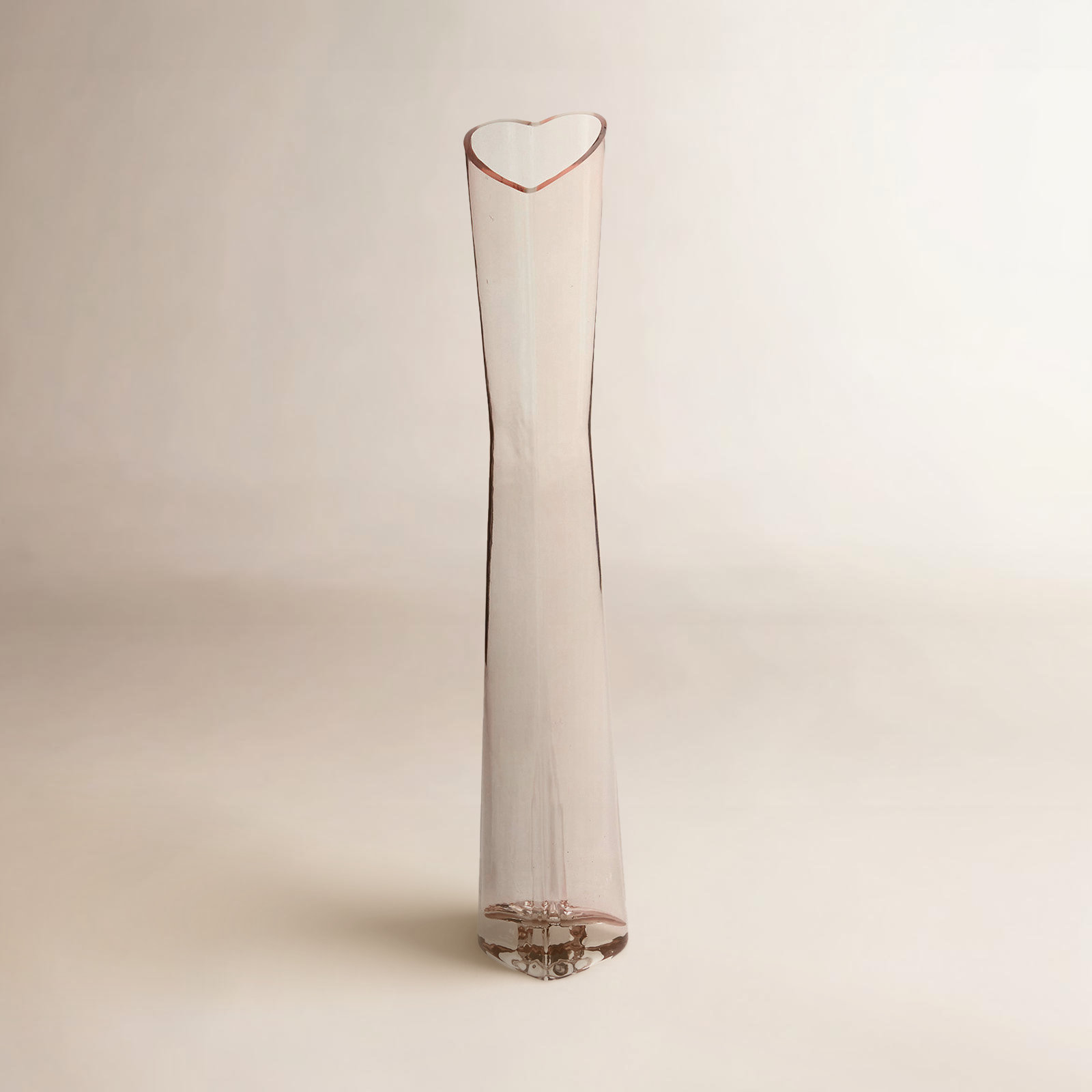 Angella Handmade Glass Table Vase, 11.75" H x 2" W x 2" D