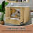 Floating Bathroom Vanity With Sink And Medicine Cabinet Mirror With LED Light-807820706