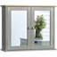 Milano 570mm x 470mm Surface Mount Mirror Cabinet-51384343