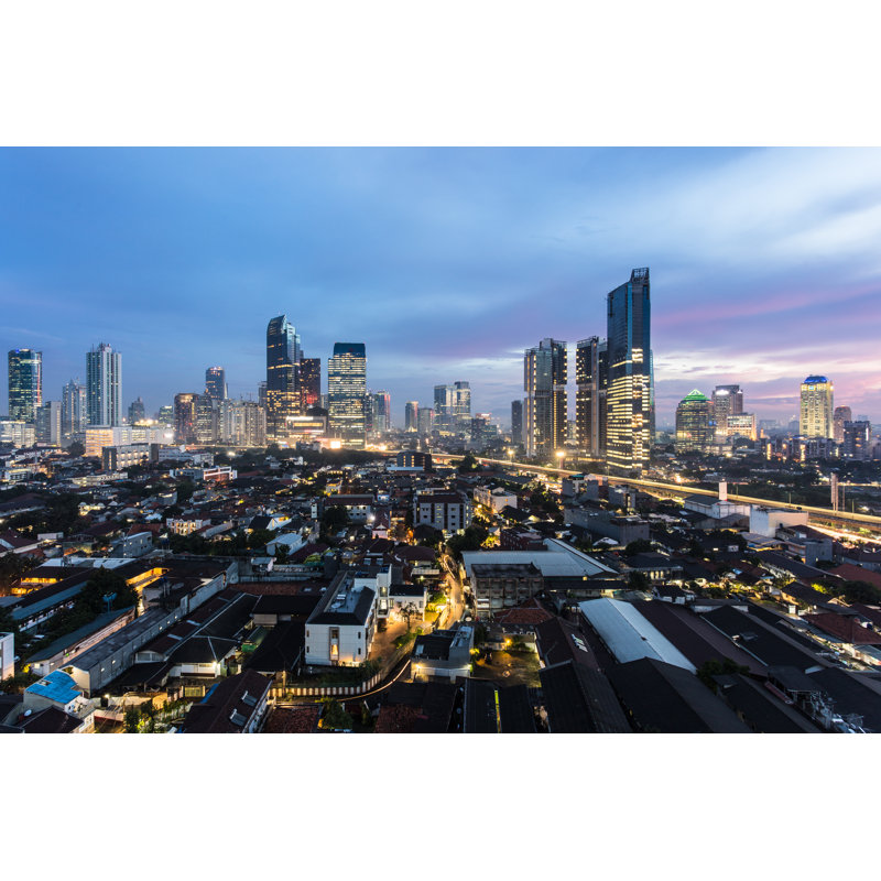 Glessite Indonesia Capital City by AsianDream - Wrapped Canvas Print, 20cm H x 30cm W x 3.8cm D