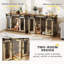 Dog Crate for Large Dogs Double Dog Cage for Small Dogs Oak Tone