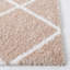 Geometric Power Loom Beige/White Area Rug-688374137