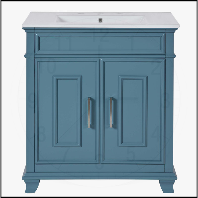 Meuble-lavabo 30 po avec lavabo en céramique