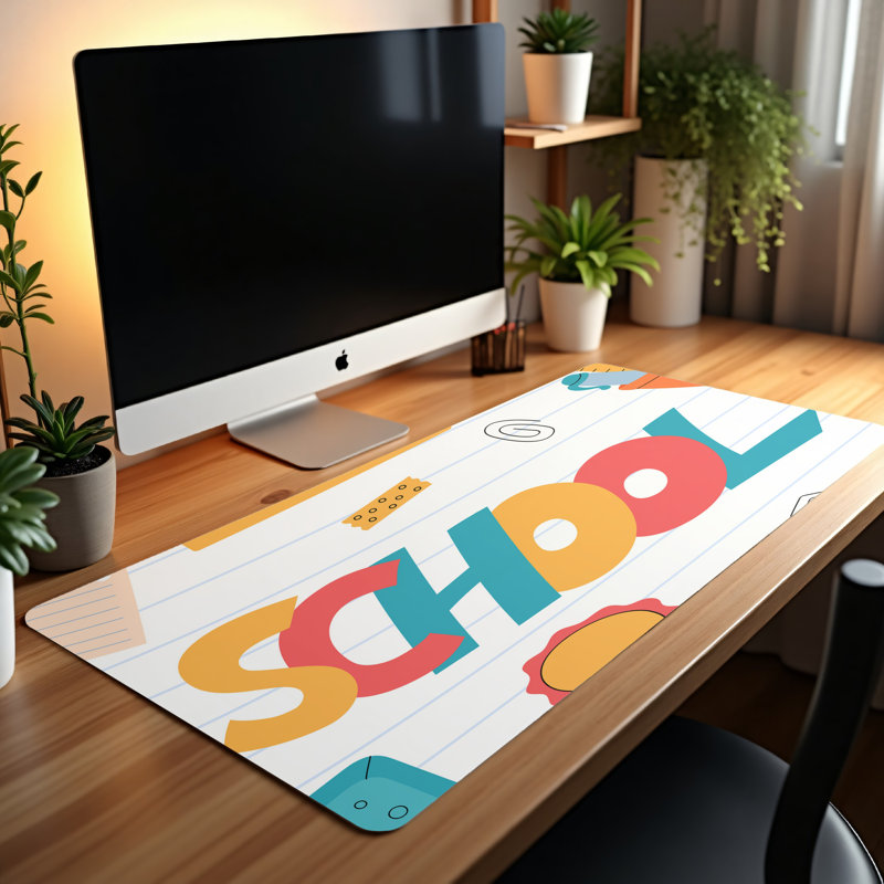 Polyester Desk Pad, 23.6x13.8