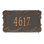 Signature Series 1-Line Wall Address Plaque