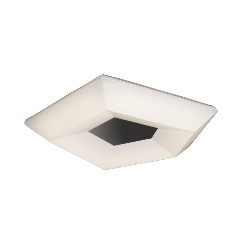 Kirkbride Acrylic LED Flush Mount, 8.5cm H x 65cm W x 65cm D
