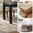 Solid Wood Dining Table For 6, 63 Inch Farmhouse Kitchen Table With  Fluting Details-175243750