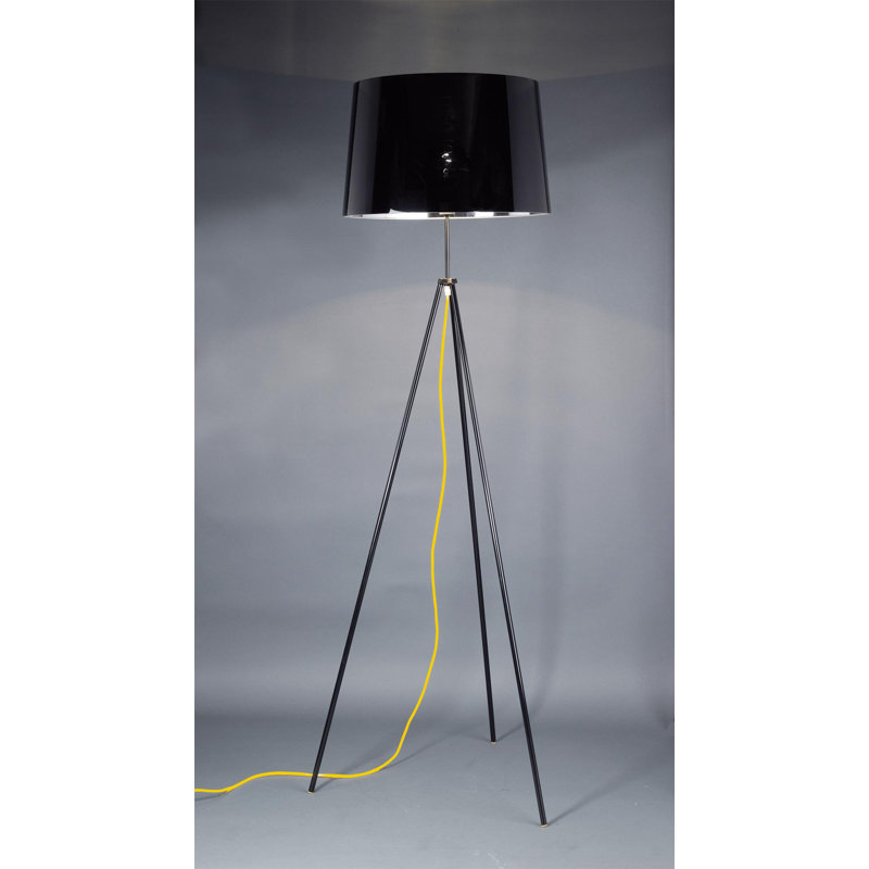 Schuller 156.5cm Tripod Floor Lamp, Black