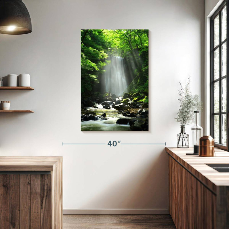 Alvord, cascade ensoleillée Kameda, H 39 po x l 26 po
