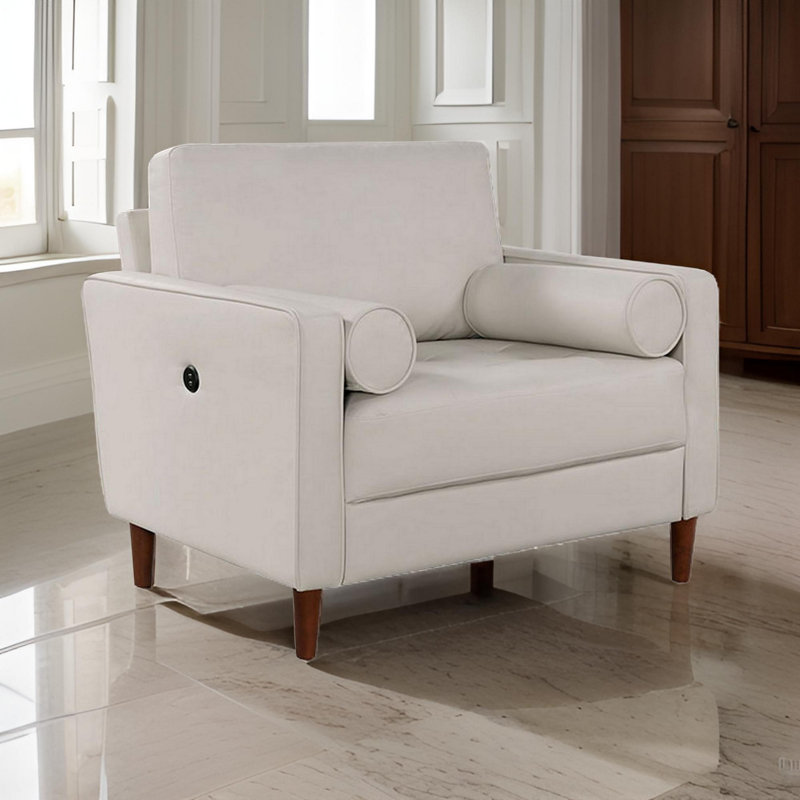 Fauteuil club de 32 po de largeur Sem, Faux cuir