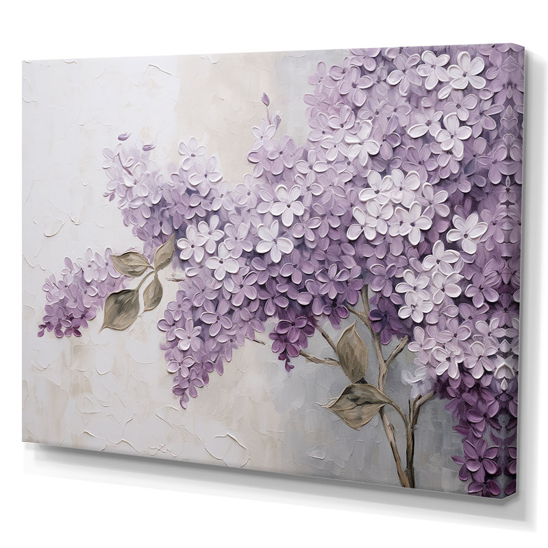 Beautiful Lilac Dreamscape - Print, 34" H x 44" W, Wrapped Canvas, No Frame