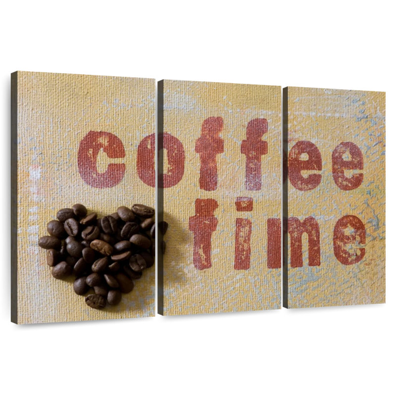 Tergel Coffee Time Typography, 24" H x 38" W