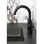 Robinet de salle de bain 1 trou à fixation sur le comptoir avec poignée moletée et bonde à poussoir Kingston-101073209-139085850