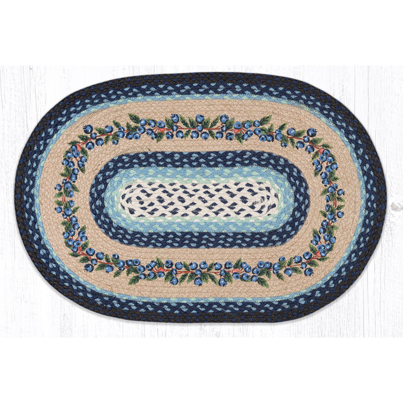  OP-312 Blueberry Vine Oval Patch 20"x30"