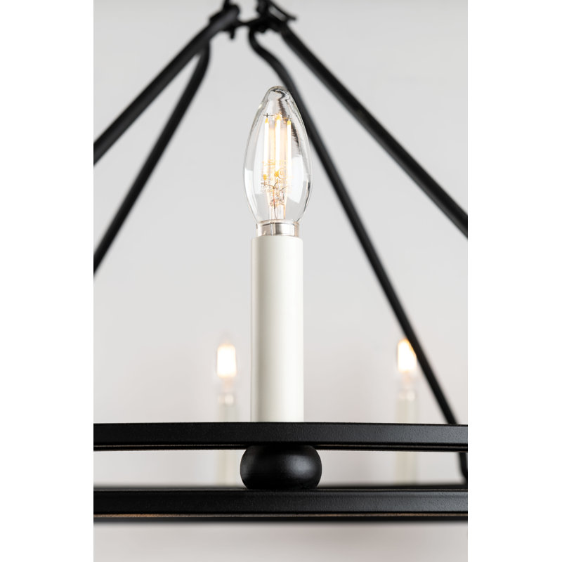 Sutton 20 - Light Chandelier, Textured Black, 108.25" H x 32" W x 32" D