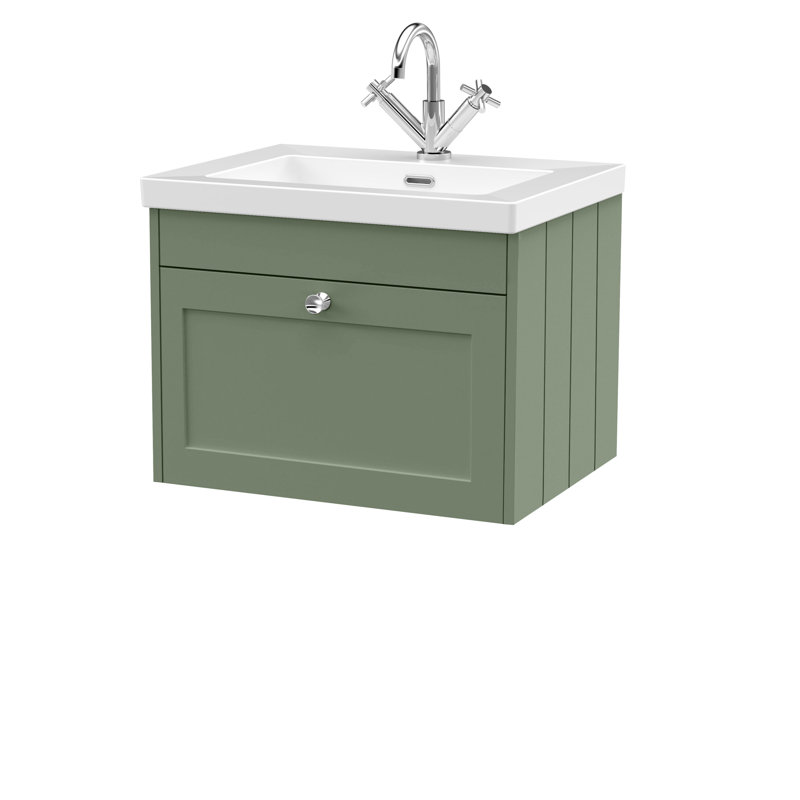 Ashwick Bathroom Vanity, Satin Green, 613 cm