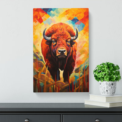 Buffalo Orphism No.2 - Wrapped Canvas