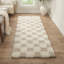 Beyanka Chequered Machine Tufted Area Rug-1155046446