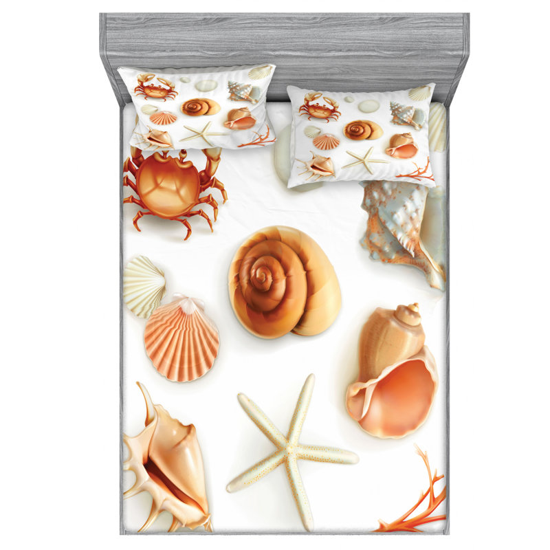 Microfiber Sheet Set, Full Sheet Set with Fitted Sheet