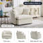 Fauteuil pivotant surdimensionné avec repose-pieds 46 po Chenille-723425716