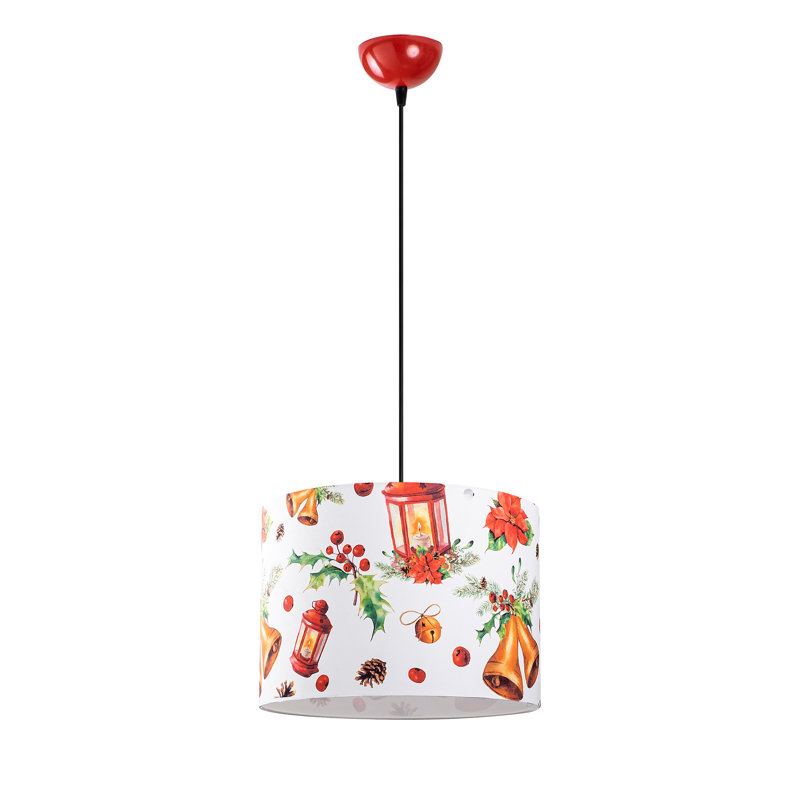 Luminaire suspendu tambour 1 lumière Funston