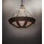 62" Wide Fleur-De-Lis Inverted Pendant