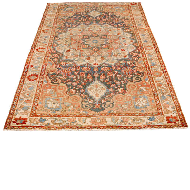 One-of-a-Kind 4'6″ X 7′2″ 1990s Wool Area Rug in