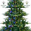 Sapin de Noël 7,5 pi pré-éclairé