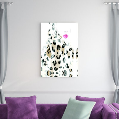 " Cheetah Coat Makeup " Painting Print