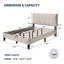Lit plateforme tapissier avec tête de lit ajustable-417069819-417069816