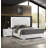 1Pc Contemporary Bold Geometric Accents Pristine High-Gloss Finish Two Drawers Nightstand Wooden