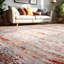 Antiquarian Ushak Galata Sunset Recycled P.E.T Area Rug-114579122