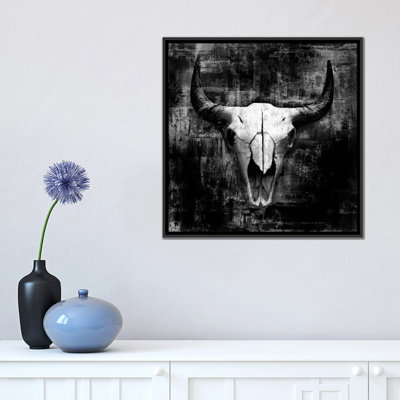 " Cowskull On Black " by GraphINC