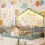 Lit double en bois Montessori avec lumière pour enfants-307664673-307664675
