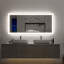 Miroir de salle de bain en verre trempé à DEL rétroéclairé et certifié anti-buée Waterpar ETL & UL-120764339-120764336