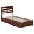 Lamareon Solid Wood Storage Platform Bed with Footboard & Under Bed Drawers-756382973-756382972