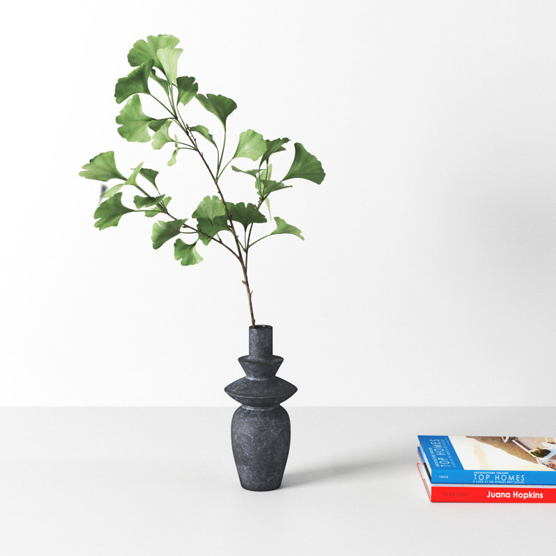 Fitzpatrick Ceramic Table Vase, Black