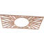 Médaillon de plafond en bois Hoover-63412193-63412218