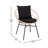 Harleysville Wicker Outdoor Lounge Chair-1872871967