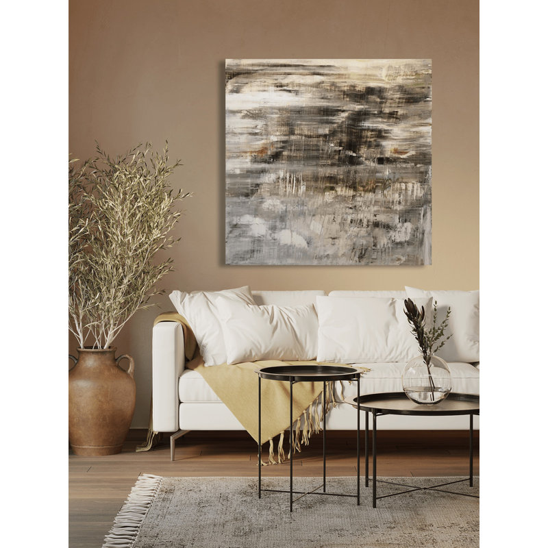 Armada - Artist Enhanced Canvas Print, Brown Framed Canvas, 25.5" H x 25.5" W x 1.75" D