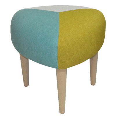 Solid + Manufactured Wood Accent Stool