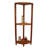 The Original Kai Three-Tier Corner Teak Bath Shelf